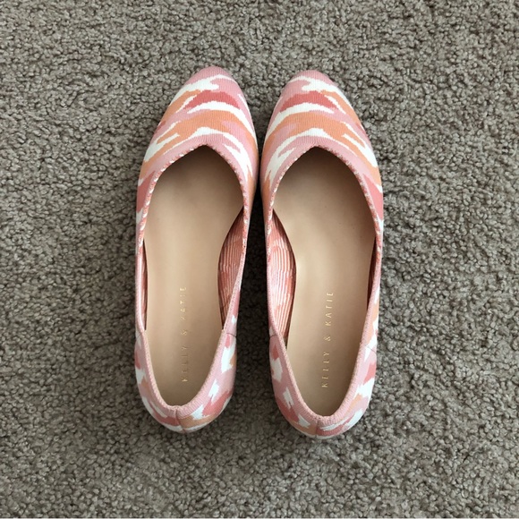 Kelly & Katie Pink Peach Slip On Flats - Picture 5 of 10